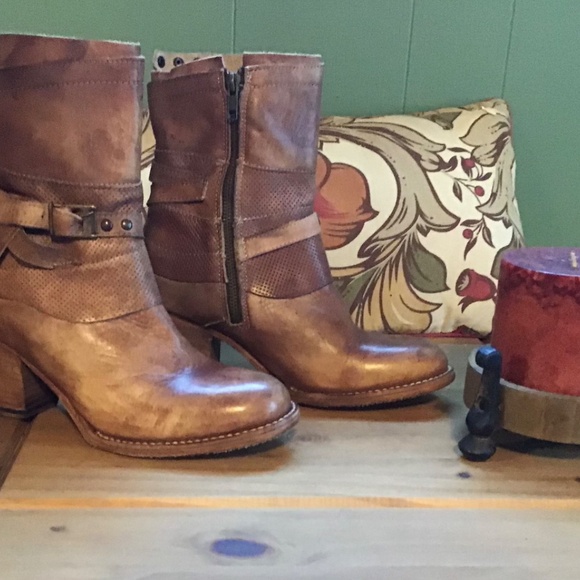 BedStu Mid Calf Tall Ankle Boots Size 8 1/2 - Picture 2 of 12